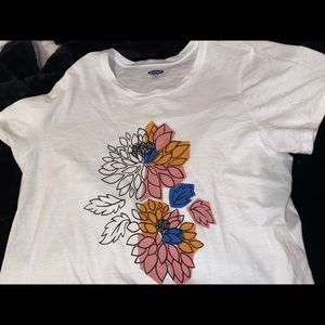 Multi Color Flower Top